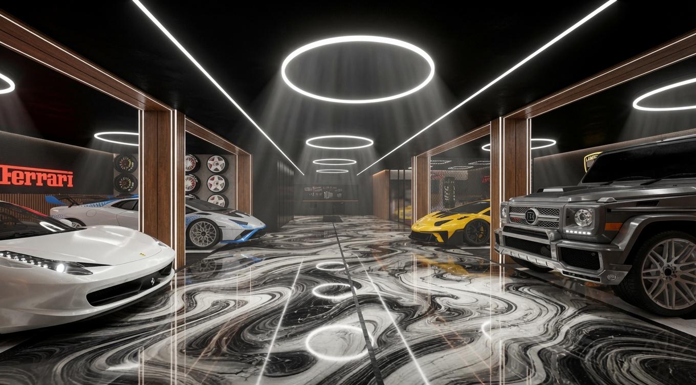 Luxury Super Car Garage